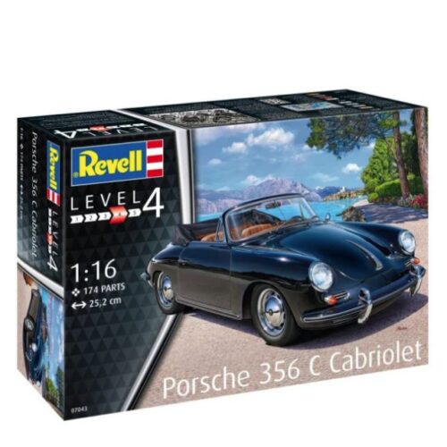 07043 Porsche 356 C Cabriolet scala 1:16 REVELL