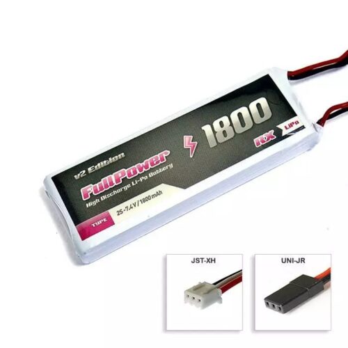 Batteria RX Lipo 2S 1800 mAh 35C V2 – JR – FULLPOWER