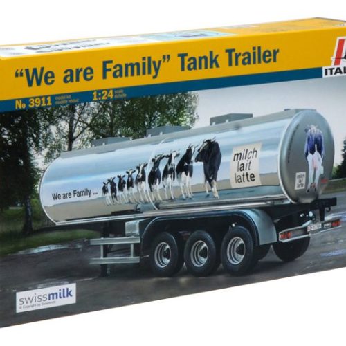 CLASSIC TANK TRAILER “We are family” scala 1:24 Italeri 3911