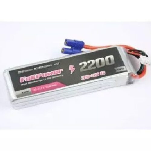 Batteria Lipo 3S 2200 mAh 35C Silver V2 – EC3 – FULLPOWER