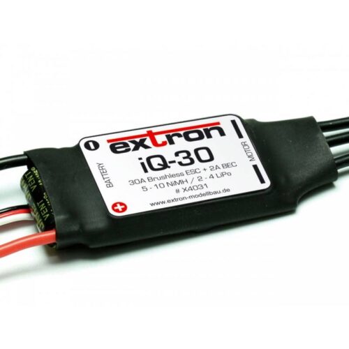 Extron iQ-30 Regolatore elettronico per motori Brushless ESC 30A 2-4 Lipo BEC (art. X4031)