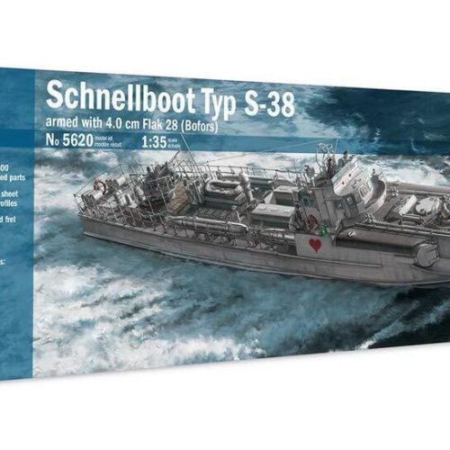 5620 ITALERI 1:35 KIT NAVE SCHNELLBOOT TYP S-38 ARMED WITH 4.0 CM FLAK 28