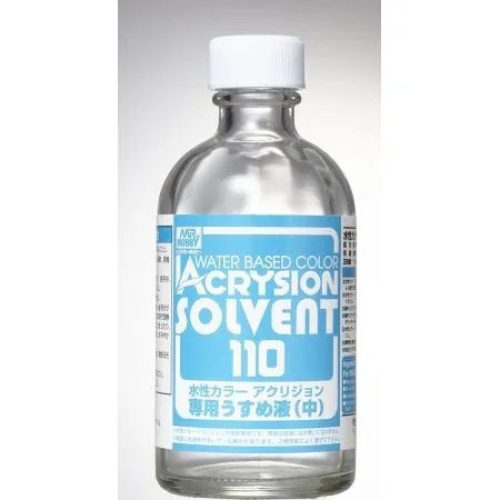 T-302 ACRYSION Thinner Diluente per colori serie N e serie H 110ml MR HOBBY