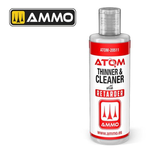 20511 – ATOM Thinner and Cleaner with Retarder – 60ml. Ammo Mig