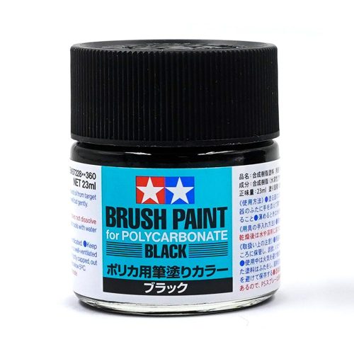 87228 – Colore BRUSH PAINT per POLICARBONATO (NERO) – TAMIYA