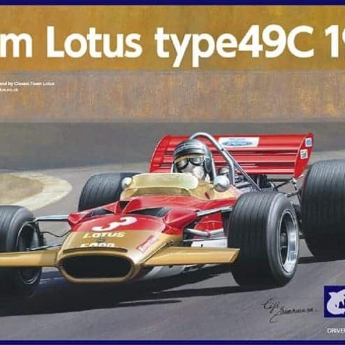 EB006-6800 – Team Lotus Type 49C 1970 Kit Montaggio scala 1:20 EBBRO +COLLA OMAGGIO