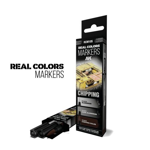 AK Pennarelli RCM105 Set 3 pezzi Real Color Marker